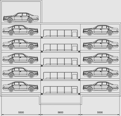 Parcheggio elevatore per auto intelligente