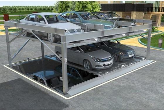 Risparmiare spazio Soluzioni di parcheggio Pit 1.7t Pit Puzzle Parcheggio due strati
