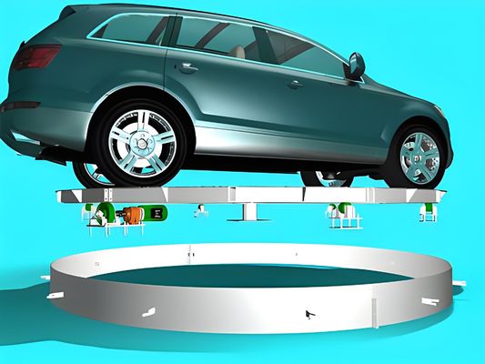 Piattaforma di rotazione di 360 gradi per auto elettrica a controllo remoto