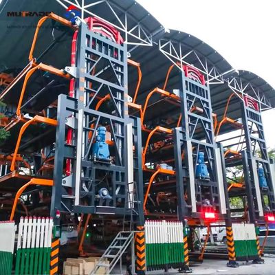 Sistema di parcheggio rotativo meccanico verticale 8 strati Sistema di parcheggio rotativo intelligente