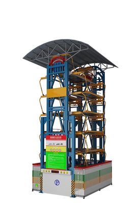 Sistema di parcheggio rotativo meccanico verticale 8 strati Sistema di parcheggio rotativo intelligente