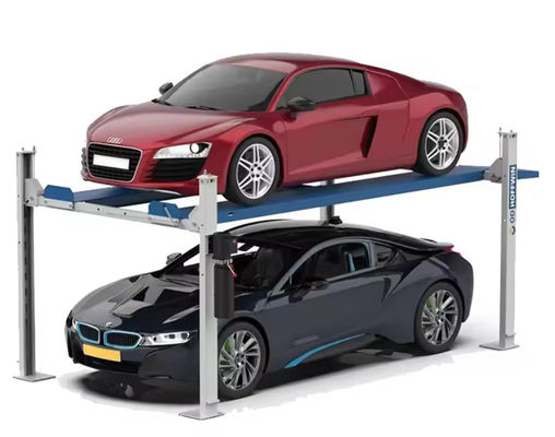 Elevatore elettrico per veicoli a quattro posti Larghezza della piattaforma di 24 pollici per una manutenzione facile e agevole del veicolo