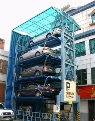 Risparmio di spazio Sistema di parcheggio a rotazione per auto
