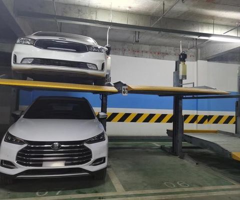 Sistema di sollevamento idraulico per parcheggio per auto per abitazioni da 2700 kg